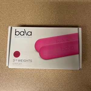 Bala bars (3lbs per weight) - 2 piece set pink